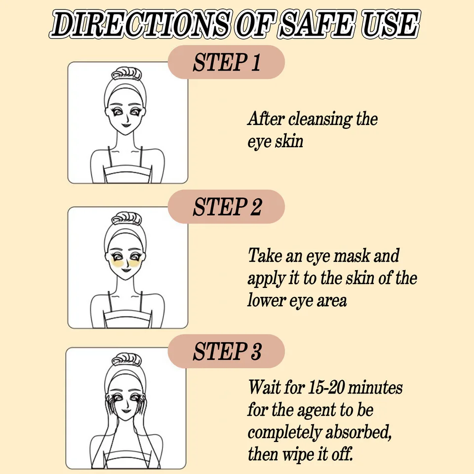 EELHOE Firming Eye Mask, Moisturizing Eye Mask For Skin Moisturizing, Hydrating And Reducing Fine Lines view 4