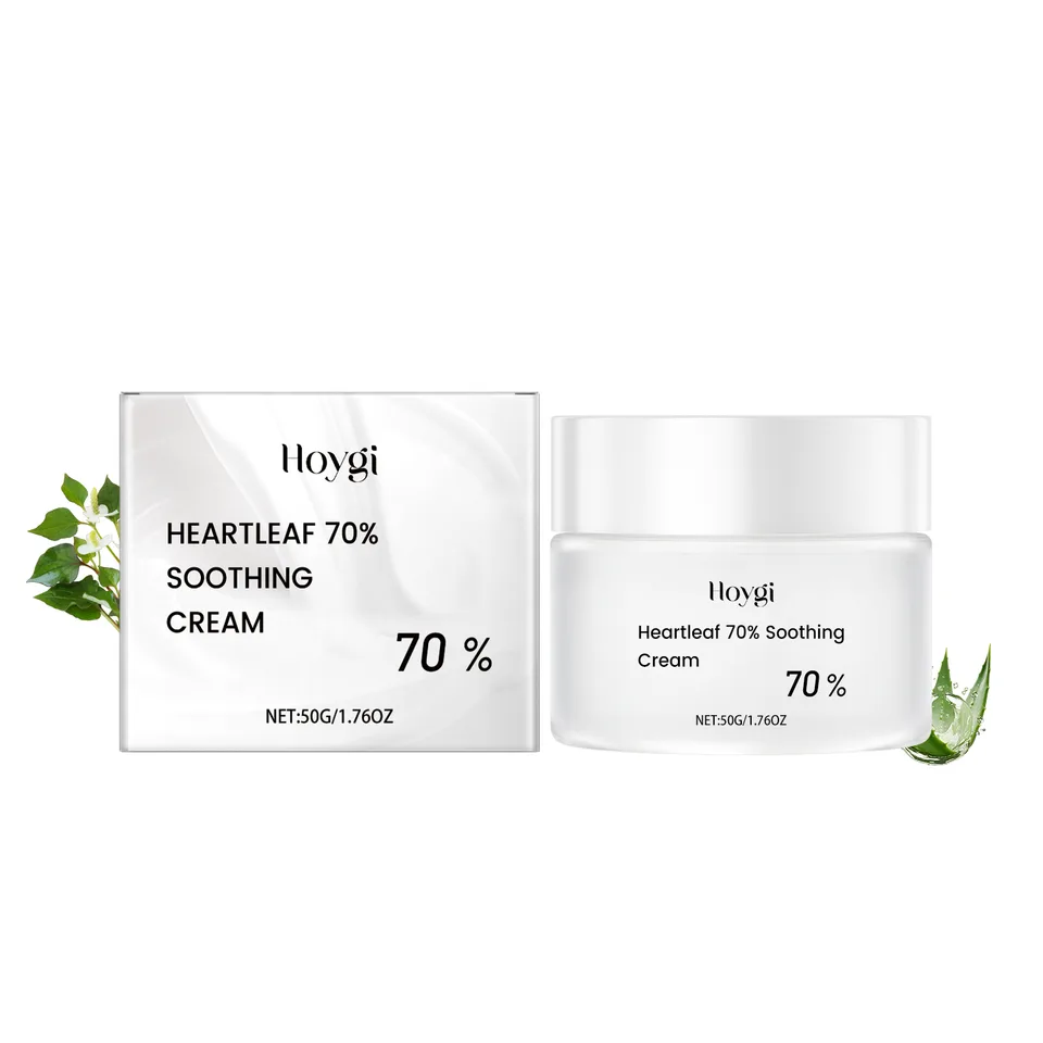 Hoygi Heart Leaf Moisturizing And Soothing Cream, Relieves Dry Skin, Hydrates, Nourishes And Restores Skin Elasticity view 3