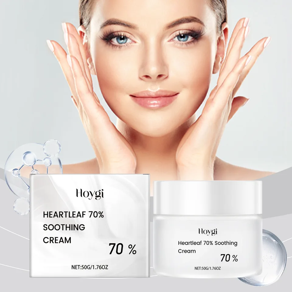 Hoygi Heart Leaf Moisturizing And Soothing Cream, Relieves Dry Skin, Hydrates, Nourishes And Restores Skin Elasticity view 4