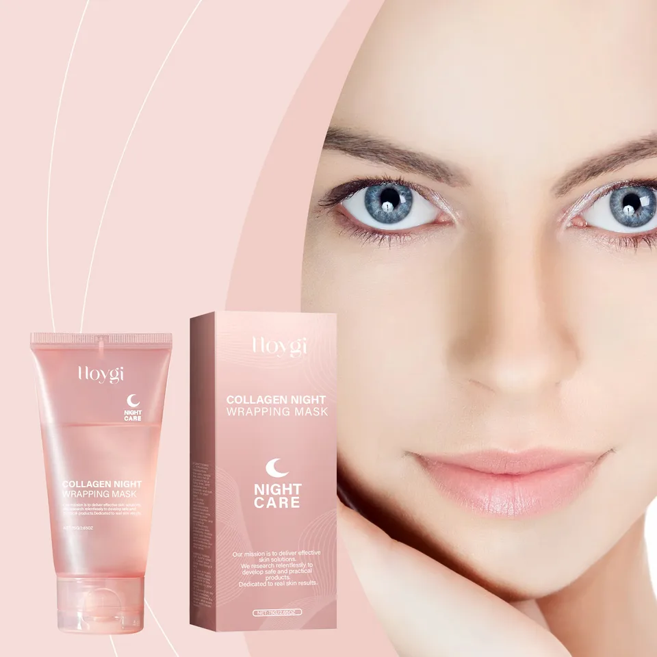 Hoygi Collagen Tear Mask, Gentle Cleansing, Exfoliating, Moisturizing, Moisturizing, Skin Care And Brightening Mask view 4