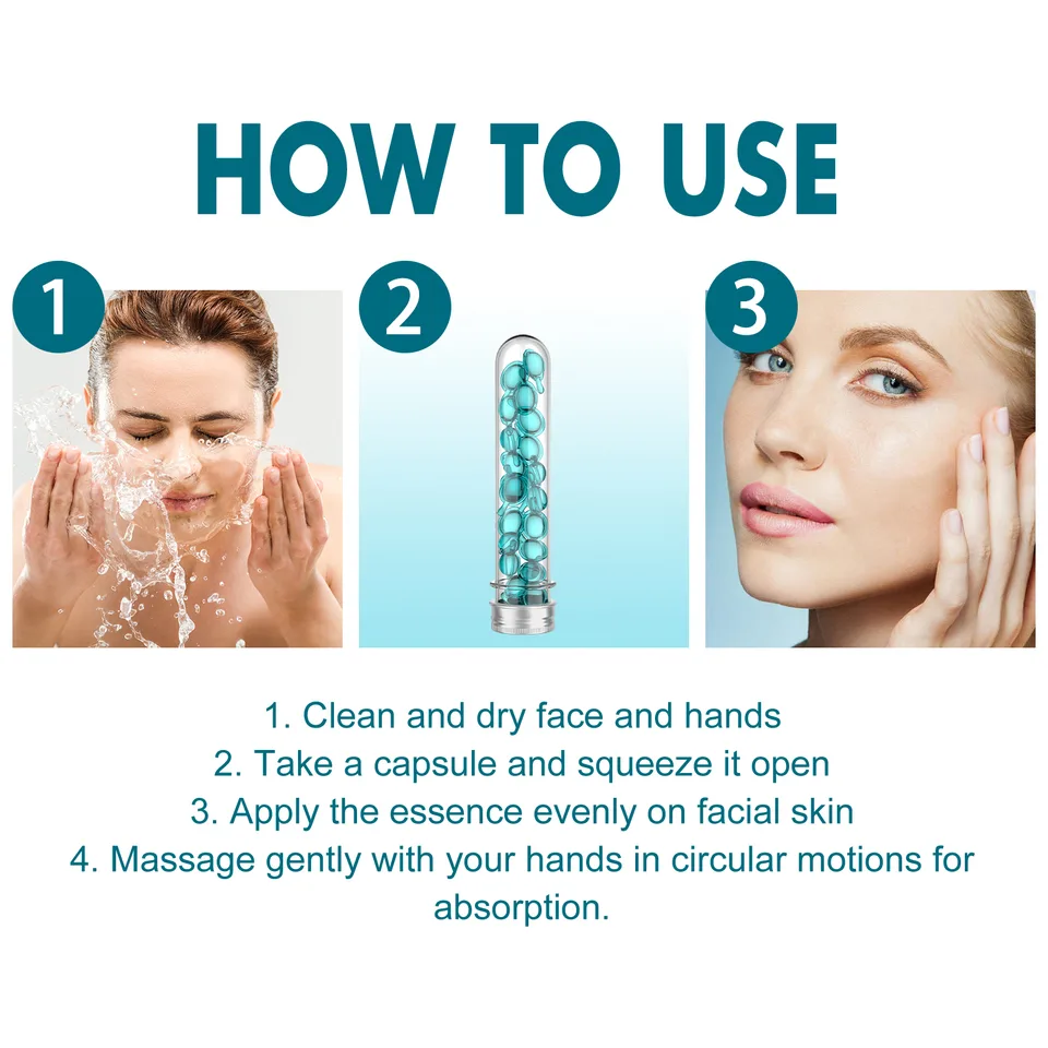 EELHOE Blue Copper Peptide Skin Rejuvenation Essence, Firming Skin Carry Bright Color Of Skin Refreshing Skin Facial Essence view 2