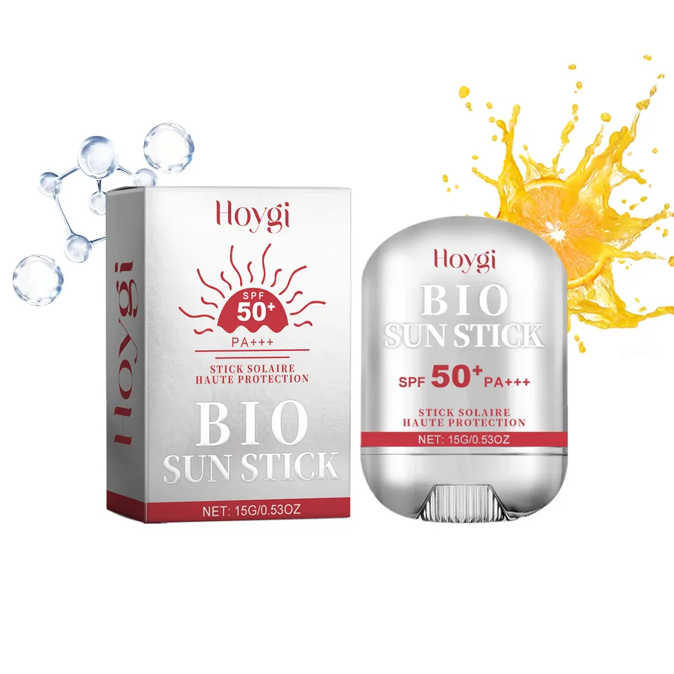 Hoygi Bio Sun Stick, Protect Stains And Wrinkles Outdoor UV Firming And Brightening Skin Moisturizing Light And Gentle view 2