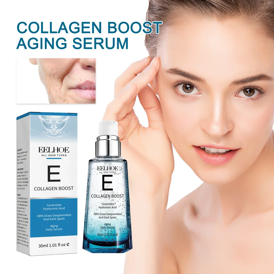EELHOE Collagen Firming Essence Deeply Hydrates And Tightenes Skin With Anti-Aging Collagen Recombination view 3
