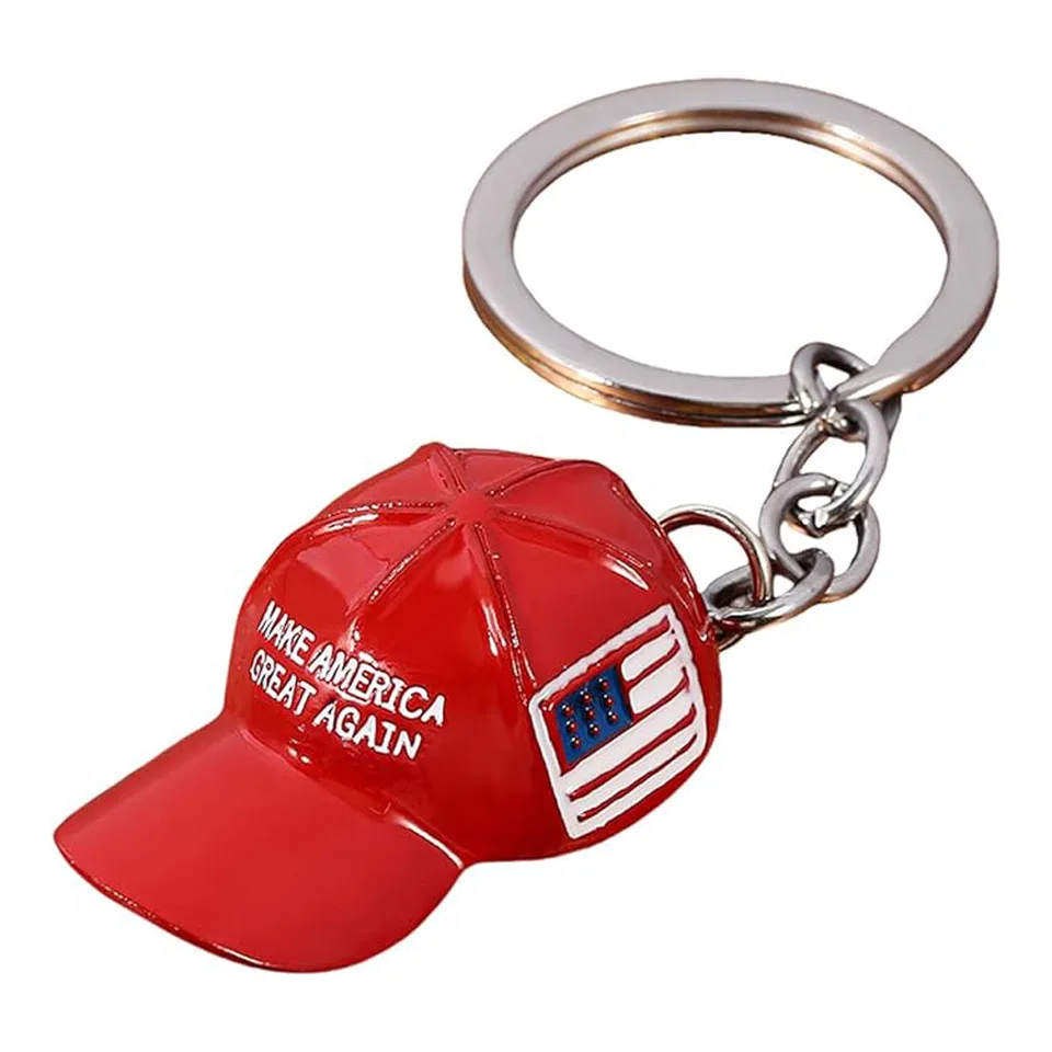 6PCS Trump Redcap Keychain Pendant Hanging Ornament view 2