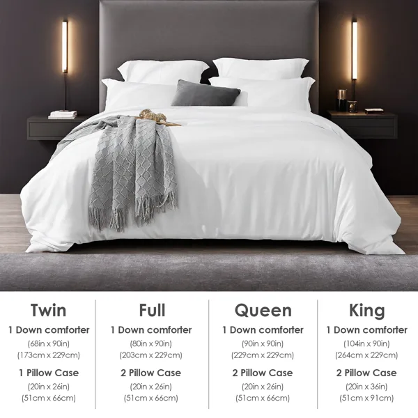 Solid White Oversized Duvet Cover Set Includes 1 Duvet Cover & 2 Pillowcases. Crafted From Premium Breathable Microfiber With Bohemian Accents. Fits Single/double Beds. Combines Luxury Hotel Elegance view 2