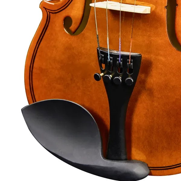 New 1/8 Acoustic Violin With Hard Case,Violin Bow,Shoulder Rest,Rosin,Extra Strings And Sourdine view 4