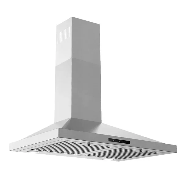 Range Hood 30 Inch, Vent Hoods 30 Inch Stainless Steel, 450 CFM Ductless/Ducted Convertible Kitchen Hood With LED Light Baffle Filters, 3 view 3
