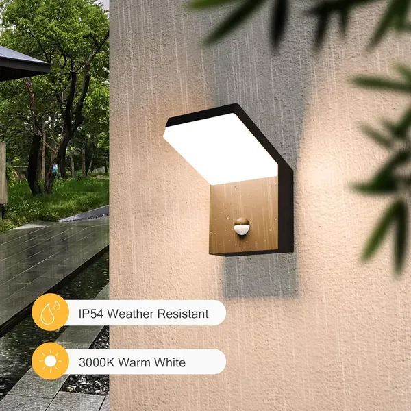 Inowel Wall Light Outdoor LED Wall Mount Lamp Wall Sconce With Motion Sensor Lantern Fixture 19231 view 3