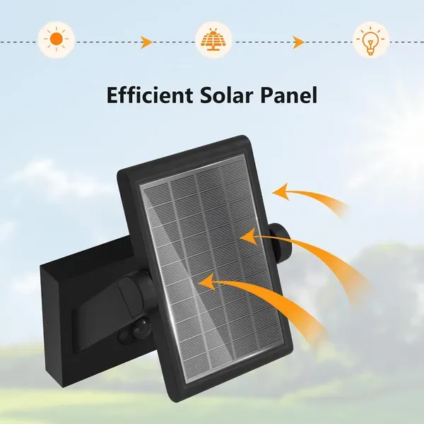 Inowel Solar Wall Lights Outdoor Motion Sensor Wall Sconce Dimmable Porch Lights 11611HB view 2