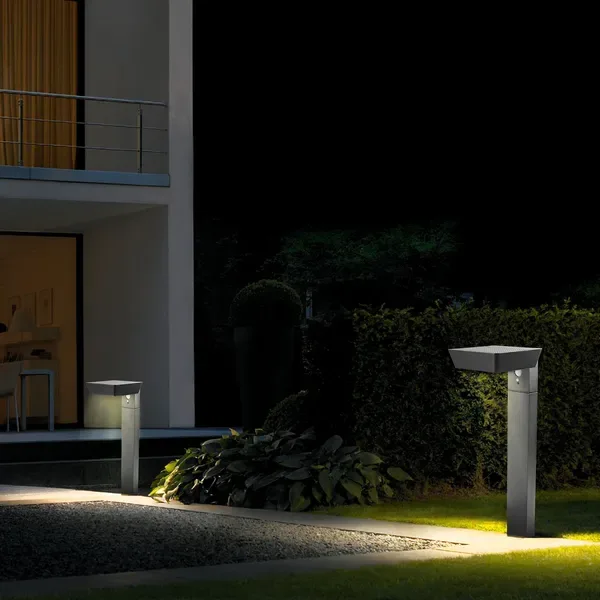 Solar Pathway Lights Outdoor LED Landscape Path Light With Dusk To Dawn Photocell Motion Sensor 1985 view 4