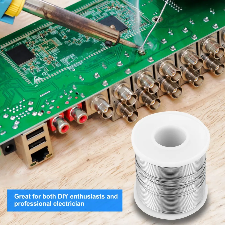 Soldering Wire 60 40 Tin Lead Rosin Core 0.031In 0.8mm 1.7 Percent Flux Electrical Solder Wire Sn60 Pb40 1lb view 2