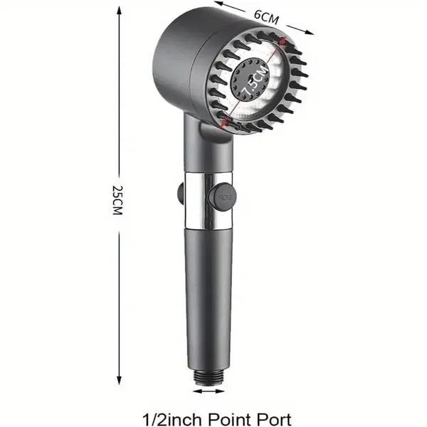 On Shower Drops Head Filtered Showerhead, Turbo Showerhead, Shower Head With Filter, Filtered Shower Head With Handheld, Turbo Showerhead view 4