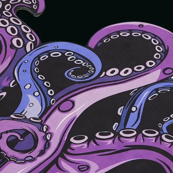 Octopus Bathroom Rug Non-Slip Mat -, Microfiber Absorbent Octopus Rug Non-Slip Backing, Unique Gift And Holiday Decor Rug For Tabletop Role view 4