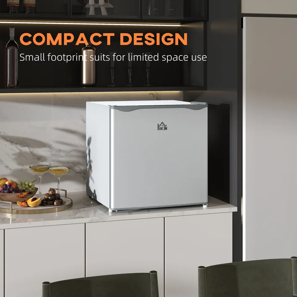 1.1 Cu.Ft Countertop Mini Freezer, Compact Upright Freezer with Removable Shelves, Gray view 4