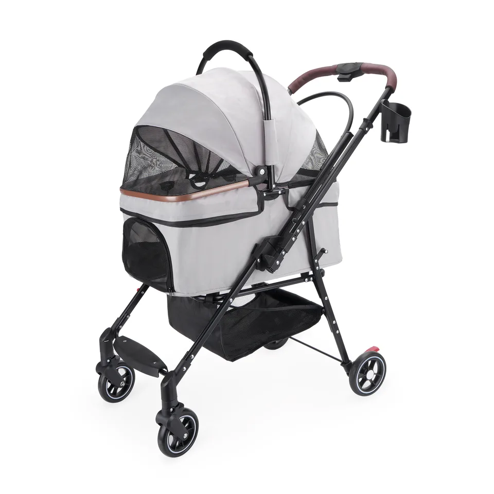 Foldable Pet Stroller For Small Dogs & Cats view 3