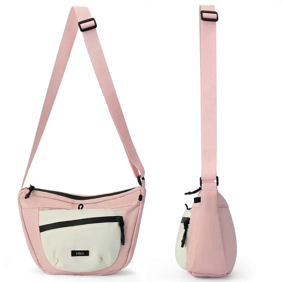 Women's Solid Color Crossbody Bag Fashionable Large Capacity Shoulder Bag For Work School Casual Trendy Versatile High-quality Daily view 3