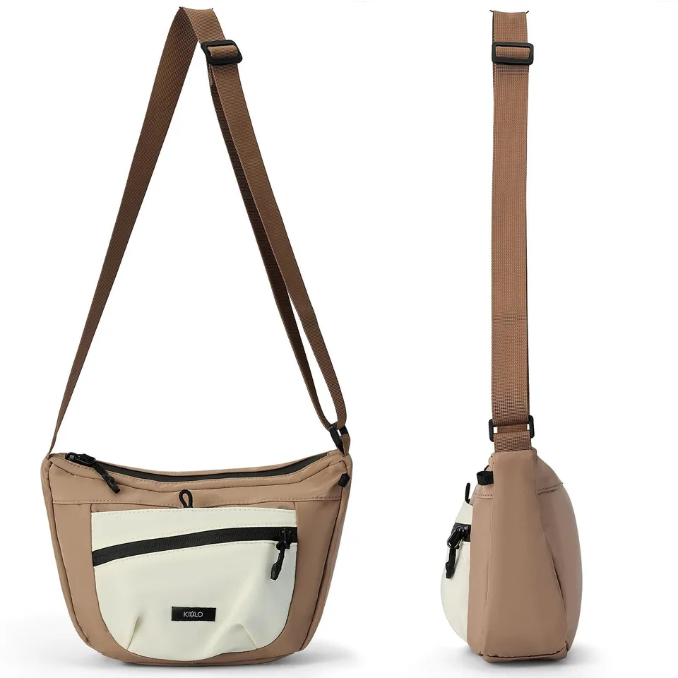 Women's Solid Color Crossbody Bag Fashionable Large Capacity Shoulder Bag For Work School Casual Trendy Versatile High-quality Daily view 8
