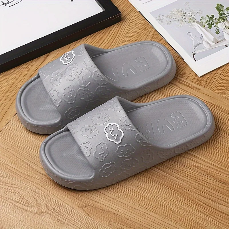 EVA Men's And Women's Beach Sandals Slippers Men's Couple Men's Home Eva Summer Indoor Home Bathroom Non Slip Sandals view 4