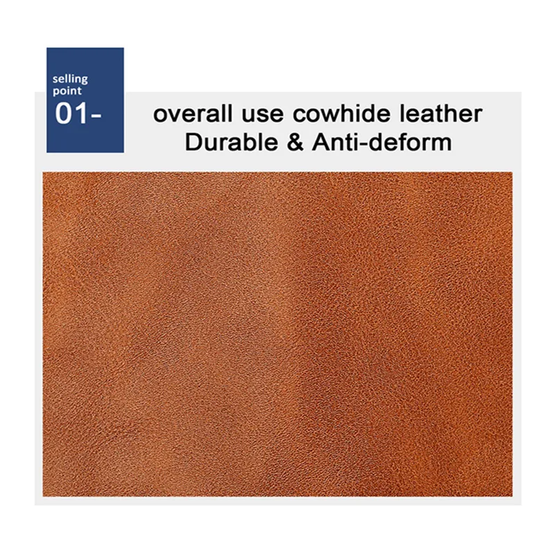 Brown Wallet, Men's Blocking Card Holder Wallet With Hasp Closure,Credit Gifts For Men view 4
