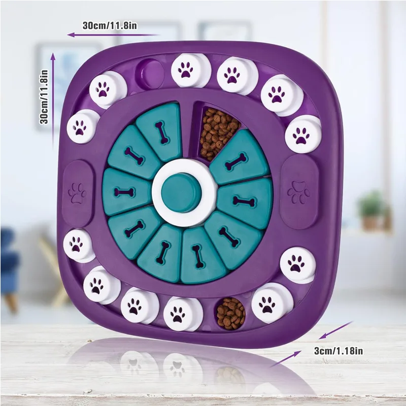 Dog Puzzle Toys, Interactive Treat Puzzle Dog Enrichment Toys For Large Medium Small Dogs view 2