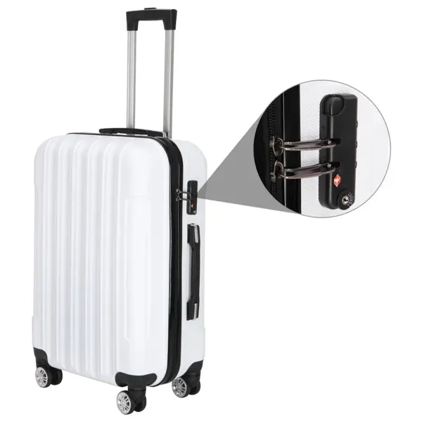 3-in-1 Multifunctional Large Capacity Traveling Storage Suitcase White view 3