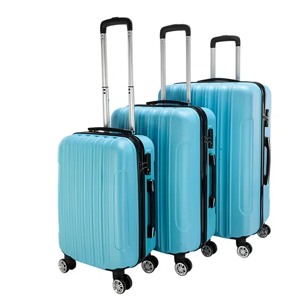 3-in-1 Multifunctional Large Capacity Traveling Storage Suitcase Blue view 3
