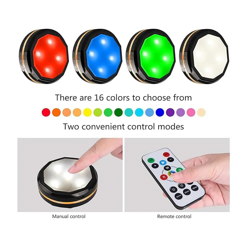 3 Pcs Motion Sensor Lights Indoor, Under Cabinet Light Rechargeable, Wireless LED Closet Lights Night Light view 4