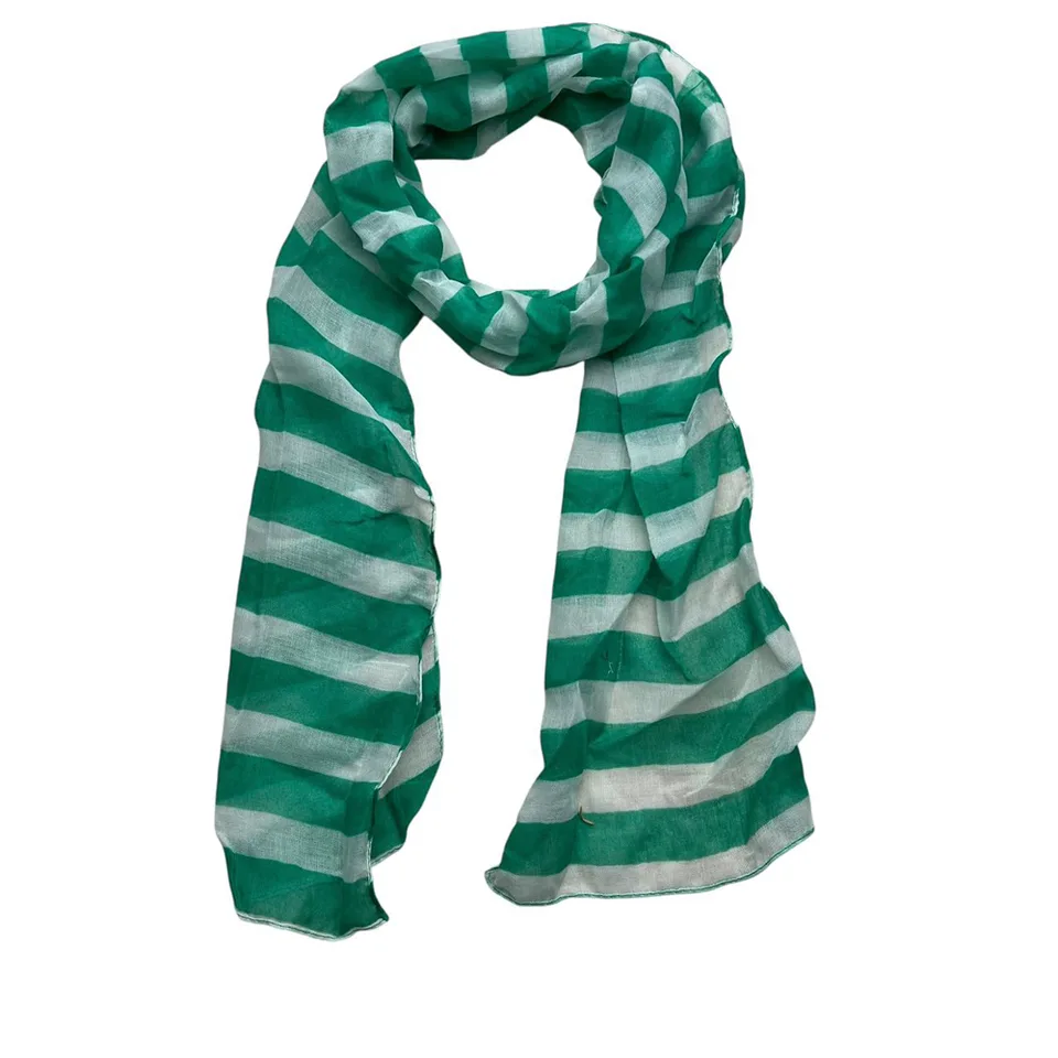 Lime Printed Scarf 2-Pack - Dual Tone Skinny Scarves 60inchx11inch Each view 4