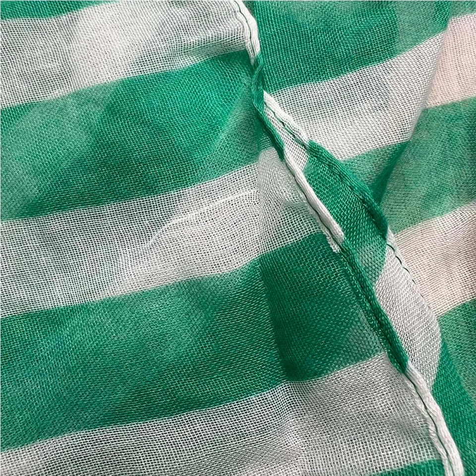 Lime Printed Scarf 2-Pack - Dual Tone Skinny Scarves 60inchx11inch Each view 3