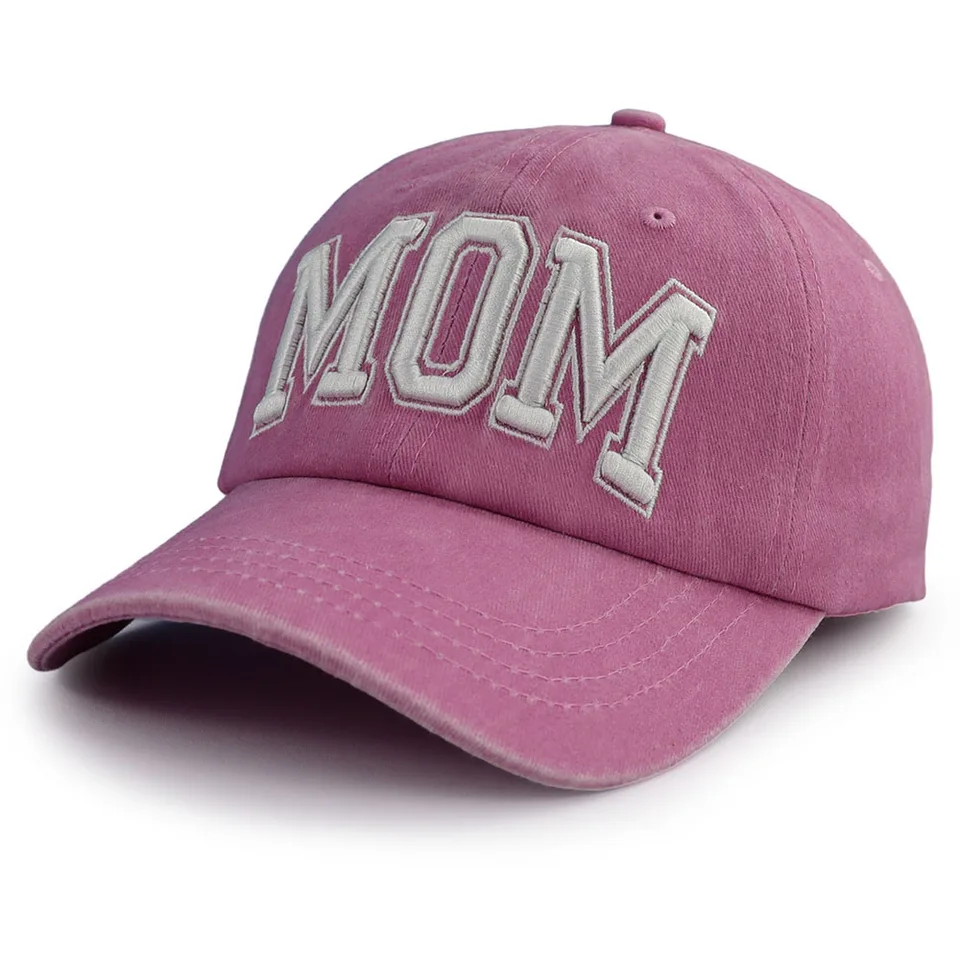 P Ink Mama Baseball Cap For Women, Adjustable Embroidered Wash Cotton Baseball Cap view 3