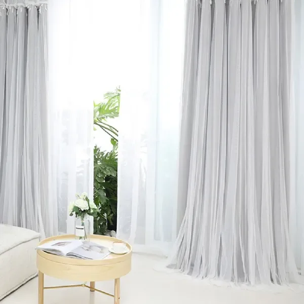63inch*96inch 2PC Mosquito Net With Rod Curtains: Double Protection, Comfortable Sleep, Mosquito-Free, Enhanced Home Quality view 2