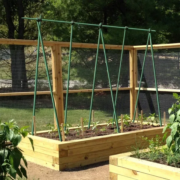 40PC 1/4inch 4ft Dark Green Solid Sticks For Plant Support Offer High Strength, Corrosion Resistance, And Durability, Suitable For Flowers, Vegetables, And Fruit Trees. view 2
