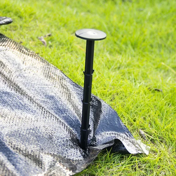 50PC 4.5inch Plastic Lawn Turf Spikes, Groundsheet Fixing Spikes, Outdoor Turf Fixing Spikes, Windproof And Durable view 2
