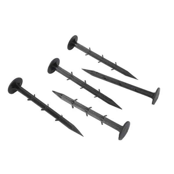 50PC 4.5inch Plastic Lawn Turf Spikes, Groundsheet Fixing Spikes, Outdoor Turf Fixing Spikes, Windproof And Durable