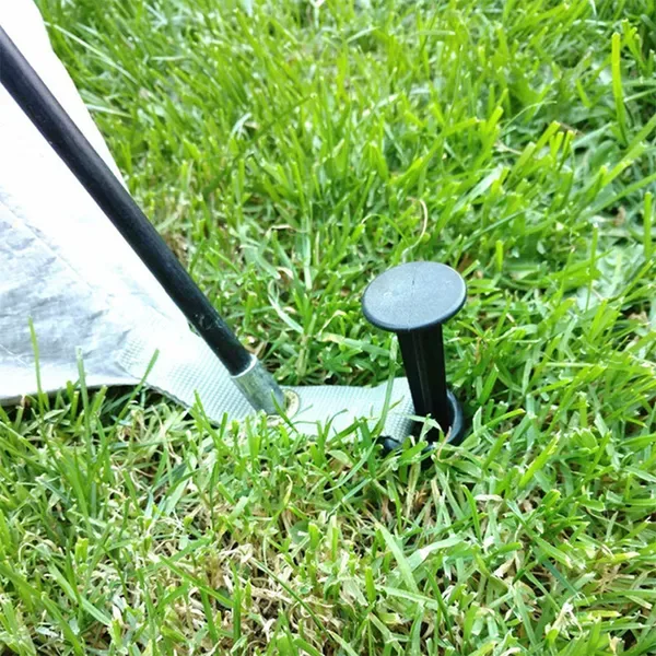 50PC 4.5inch Plastic Lawn Turf Spikes, Groundsheet Fixing Spikes, Outdoor Turf Fixing Spikes, Windproof And Durable view 3