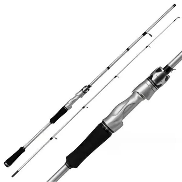Fishing Rod Carbon Fiber Spinning-casting Rods Carp Poles 2 Sections 6 Ft view 3