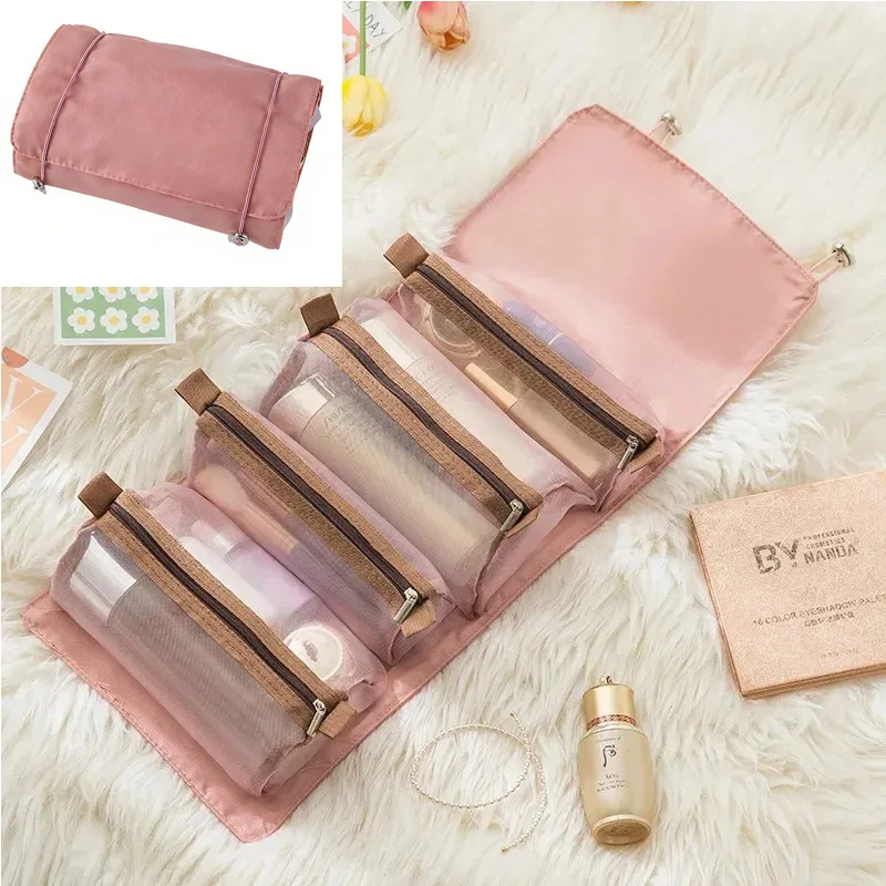 4 In 1 Storage Bag,Horizontal Square Function Dustproof Storage, Applicable Scenes Bedroom Living Room Travel Storage Scenes Travel Storage, Makeup Storage, Bathroom Storage, Toiletries