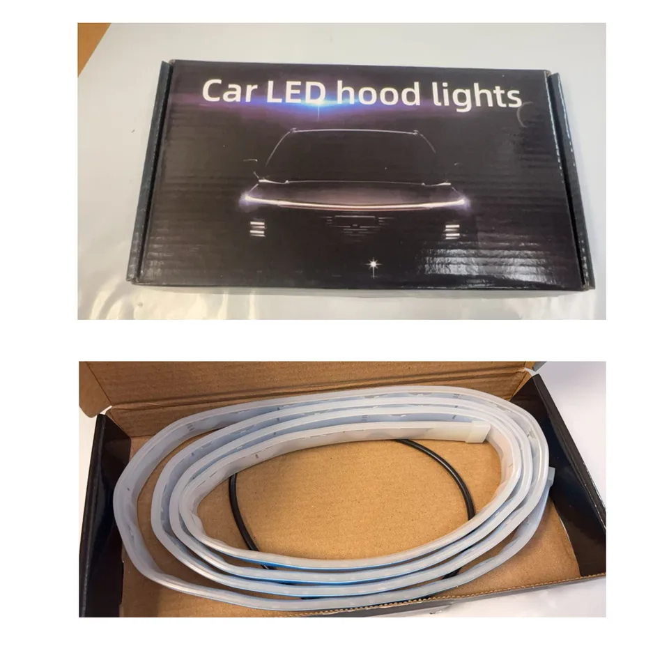 180cm 12V Car Waterproof Front Hood LED Daytime Running Decorative Flexible Light Strip For Car, Truck, SUV view 2