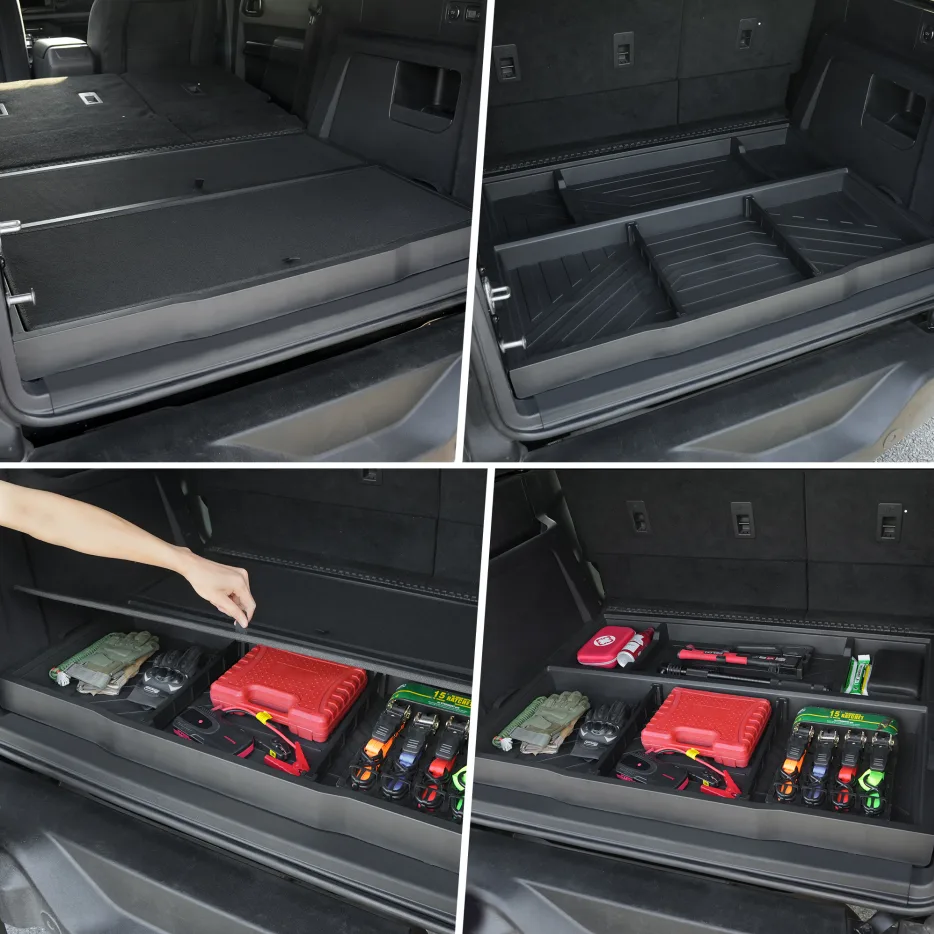 Hidden Storage Box Trunk Organizer For Ford Bronco 4 DOORS view 4
