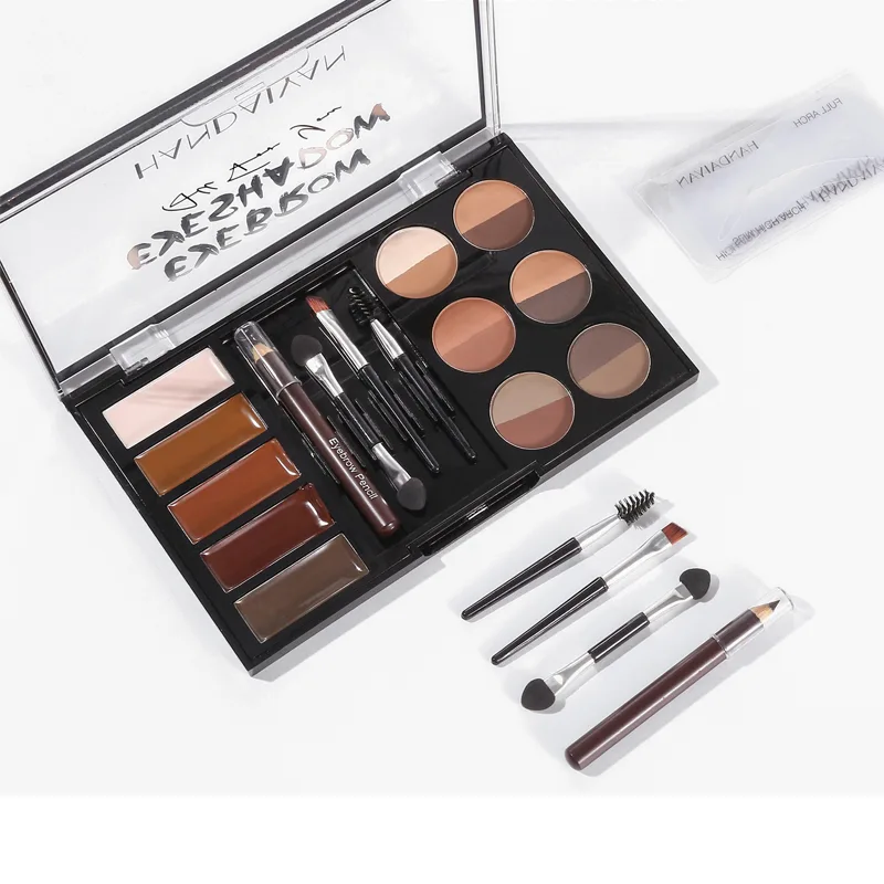 Eyebrow Enhancers Cream Powder Palette,Eyebrow Powder And Eyebrow Card view 2