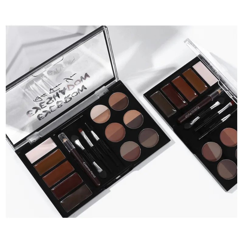 Eyebrow Enhancers Cream Powder Palette,Eyebrow Powder And Eyebrow Card view 3