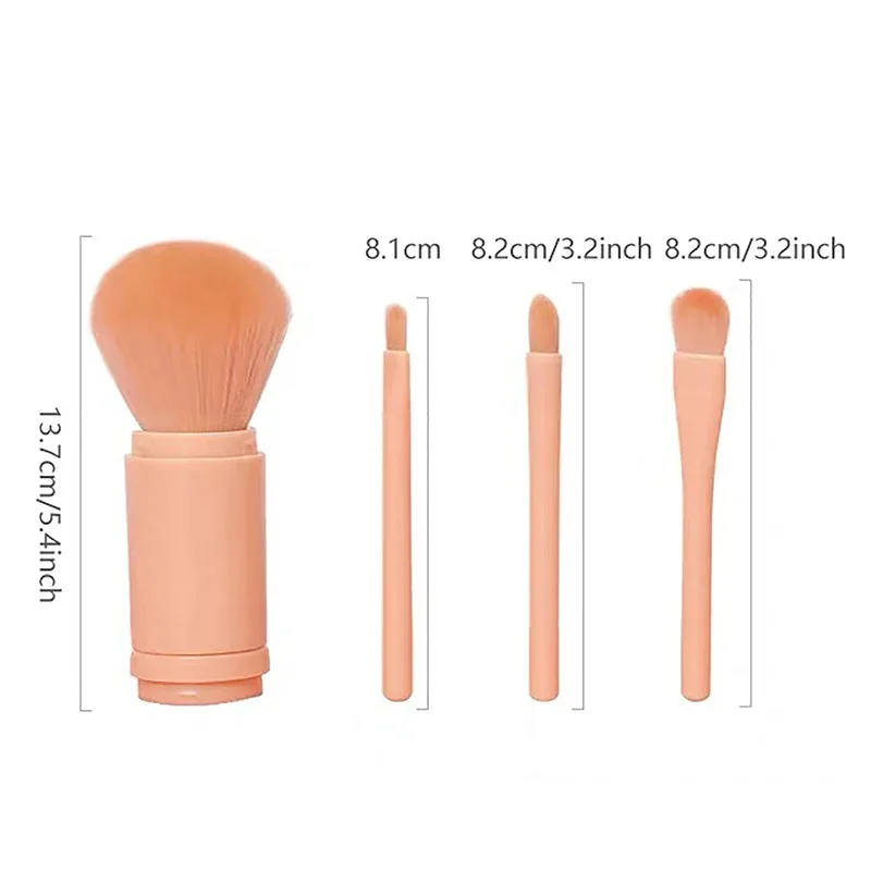 4in1 Portable Makeup Brush Set Beauty Brush view 4