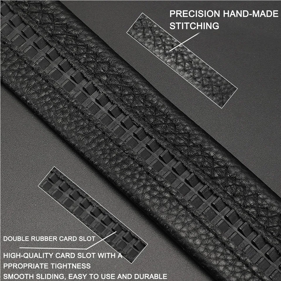 Men Belt Belt For Men Business Casual Formal Occasions Belt With Automatic For Formal Work Or Casual view 3