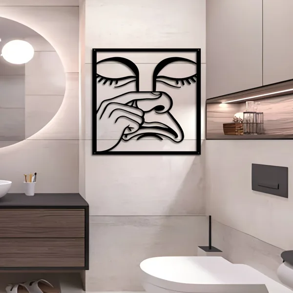 CIFbuy Funny Nose Picking Wall Art Trendy Home Decor For Holiday Gifts(Tik Tok, Temu Pick-up Service) view 3