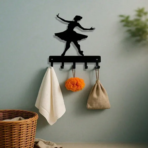 CIFbuy Sturdy Ballet Dancer Wall Hooks For Home Organization And Decoration (Tik Tok, Temu Pick-up Service) view 3