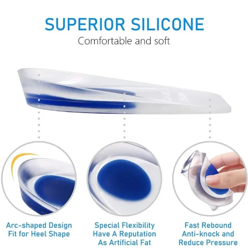 1pair Soft Silicone Gel Lnsoles Men Women view 4