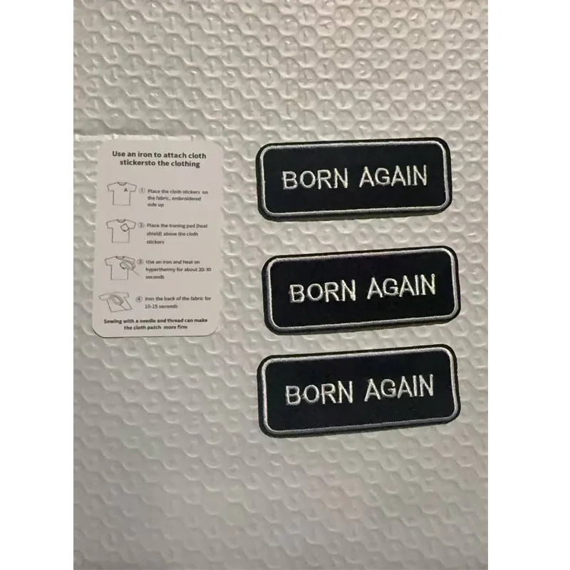 3PCS Born Again Patch view 3
