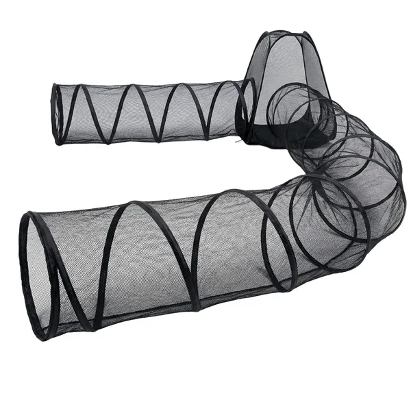 Outdoor Cat Enclosure, Portable Cat Tents For Outside, Cage Free Outside Cat Playpen Pet Enclosure, Cat Tunnel Outdoor Playground For Indoor view 3