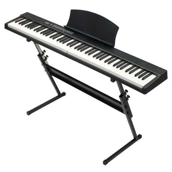 [Do Not Sell On Amazon]GPP-204 88 Key Magnetic Connection Piano Semi-Weighted Standard Digital Piano With Stand, MIDI Bluetooth, Handbag view 3