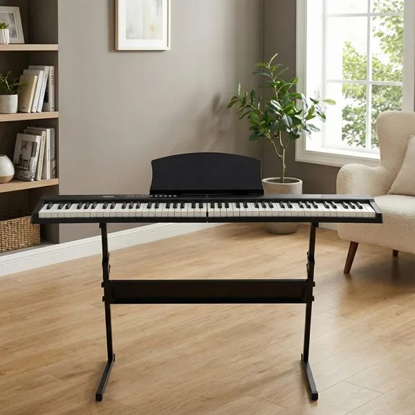 [Do Not Sell On Amazon]GPP-204 88 Key Magnetic Connection Piano Semi-Weighted Standard Digital Piano With Stand, MIDI Bluetooth, Handbag view 2